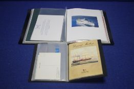 TWO ALBUMS OF EPHEMERA TO INCLUDE MENU,S