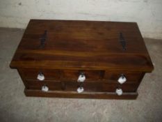 AN ORIENTAL MODERN STORAGE COFFEE TABLE