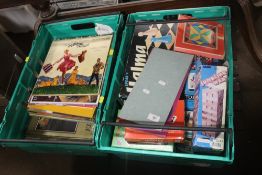 TWO TRAYS OF ASSORTED CHILDREN,S GAMES (TRAYS NOT INCLUDED),br.