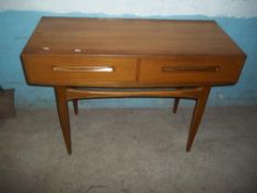 A TEAK RETRO 2 DRAWER SIDEBOARD CUPBOARD