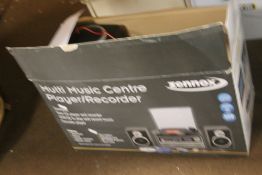 A BOXED ZENNOX STEREO SYSTEM