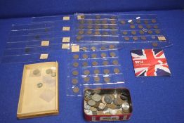 A QUANTITY OF ASSORTED COINS
