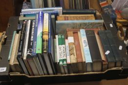 A TRAY OF MISCELLANEOUS BOOKS (TRAYS NOT INCLUDED),br.
