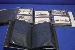 TWO ALBUMS OF ASSORTED POST CARDS TOGETHER WITH AN EMPTY ALBUM