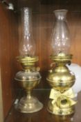 TWO PARAFFIN LAMPS