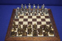 AN UNBOXED CHESS SET