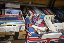 THREE TRAYS OF BOOKS MAINLY MILITARY AND AIRCRAFT INTEREST (TRAY NOT INCLUDED)
