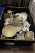 A QUANTITY OF ASSORTED CERAMICS TO INC COPELAND SPODE ETC