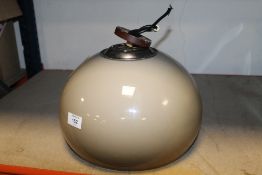 A MID CENTURY GUZZINI STYLE CEILING LIGHT FITTING