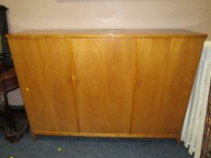 A RETRO CARLSSON & REICKE SIDEBOARD - LABEL TO ONE DOOR S/D AND ONE FOOT LOOSE H-114 W-160 CM