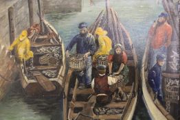 A QUANTITY OF PICTURES AND PRINTS TO INCLUDE AN OIL ON CANVAS RIVER SCENE ETC (4)