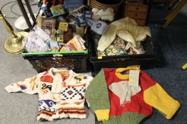 TWO TRAYS OF ASSORTED TOYS AND GIFTWARE