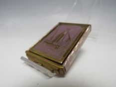AN ART DECO 'GIREY' POWDER COMPACT, for 'HALL OF SCIENCE CHICAGO WORLD FAIR 1933', approximate