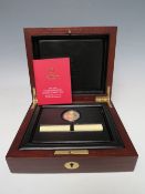 AN EAST INDIA COMPANY 200TH ANNIVERSARY 2016 ONE GUINEA GOLD COIN, 22ct gold, 8.4g, number 38 of