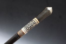 A SUB CONTINENTAL SWORD STICK, L 94 cm