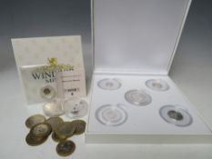 A PROOF ELIZABETH II 2008 THE YEAR OF THREE KINGS GOLD COIN IN A CAPSULE, with certificate stating