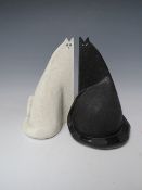 GOVINDER NAZRAM (XX). 'Twins', signed limited edition sculpture, with certificate