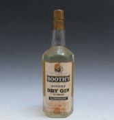 A VINTAGE BOTTLE OF BOOTH'S FINEST LONDON DRY GIN