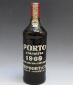1 BOTTLE OF NIEPOORT & CA LDA 1968 PORT - TOP SHOULDER