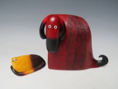 GOVINDER NAZRAM (XX). 'Dog Lover', signed limited edition sculpture, with certificate
