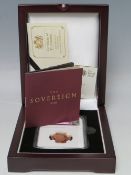 AN ELIZABETH II 2016 90TH FIRST STRIKE GOLD PROOF JAMES BUTLER PORTRAIT SOVEREIGN, with