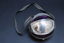 A HALLMARKED SILVER POMANDER BY HASSET & HARPER LTD - BIRMINGHAM 1922, having an adjustable four