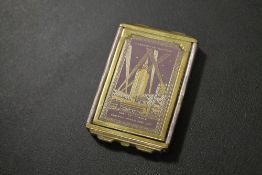 AN ART DECO 'GIREY' POWDER COMPACT, for 'HALL OF SCIENCE CHICAGO WORLD FAIR 1933', approximate