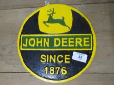 ***A JOHN DEERE WALL PLAQUE**