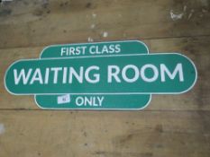***A WAITING ROOM SIGN**