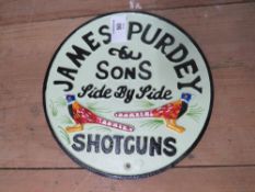***A JAMES PURDEY PLAQUE**