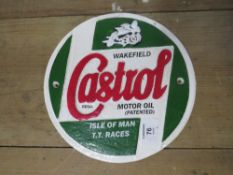 ***A CASTROL TT PLAQUE**