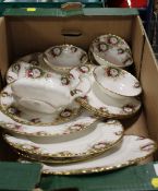 A TRAY OF ROYAL ALBERT CELEBRATION CHINA