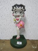 ***A CAST METAL PINK BETTY BOOP DOOR STOP**