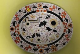 A LARGE ASHWORTHS IRONSTONE MEAT DISH