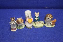 A COLLECTION OF BESWICK AND ROYAL ALBERT BEATRIX POTTER FIGURES
