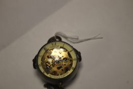 AN 1882 SPHERICAL BALL CLOCK