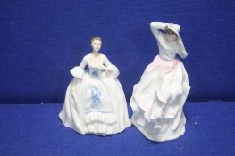 TWO ROYAL DOULTON FIGURINES VERONICA AND KELLY