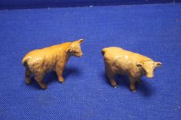 TWO BESWICK CALF
