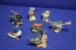 A COLLECTION OF BESWICK BIRDS