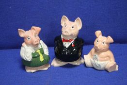 THREE WADE NATWEST PIGGY BANKS