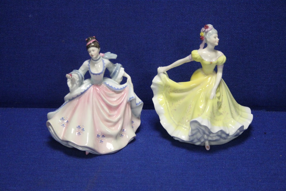 TWO ROYAL DOULTON FIGURINES ""NINETTE"" AND ""REBECCA""