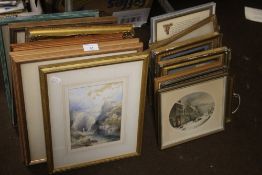 A QUANTITY OF ASSORTED PICTURES AND PRINTS