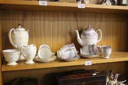 TWO CERAMIC COFFEE SETS