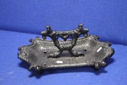 CAST IRON BOOT SCRAPER