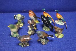 A COLLECTION OF BESWICK BIRDS