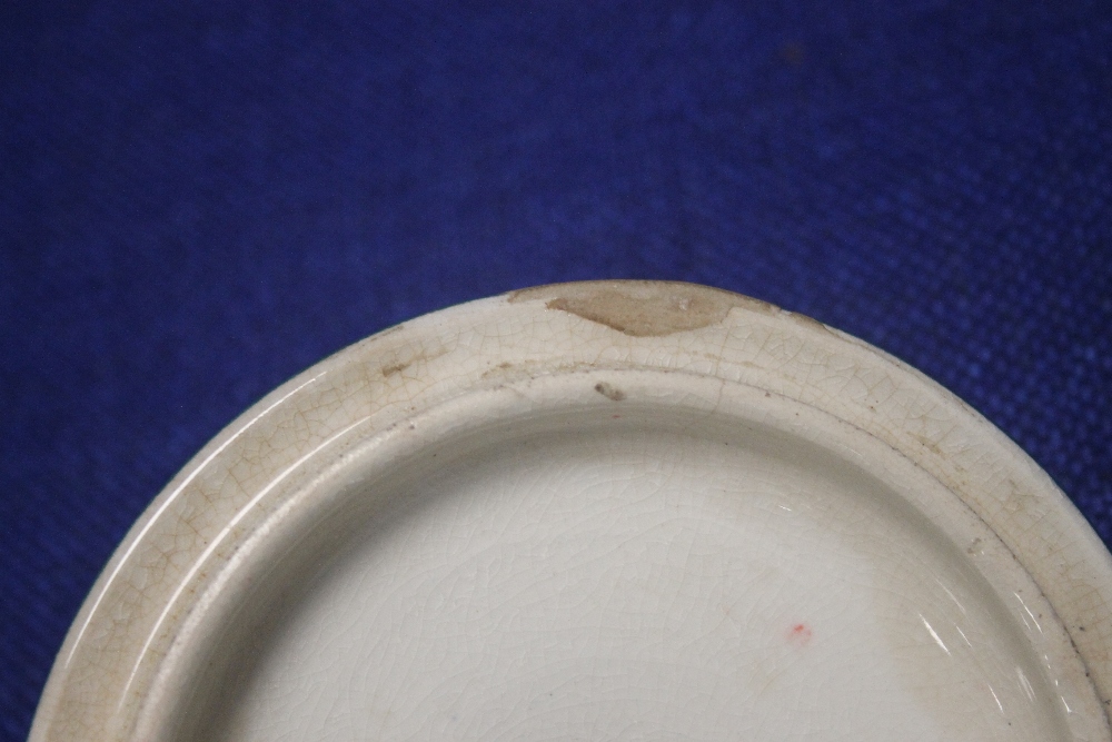 A WEMYS POTTERY CABBAGE ROSE BISCUIT JAR - Image 2 of 4