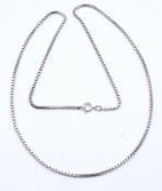 835er Silber Halskette , L. 60cm, 12,7g.