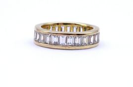 Memory Ring Sterling Silber 0.925 - vergoldet, 5,3g., RG 54
