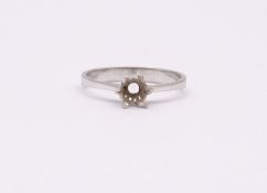 585er GG Ring (fehlender Stein), 1,8g., RG 54/55