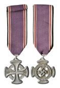 Luftschutz-Ehrenzeichen, 1. Stufe (1938-1945), Kriegsmetall vergoldet, OEK 3508, Öse und Bandring er